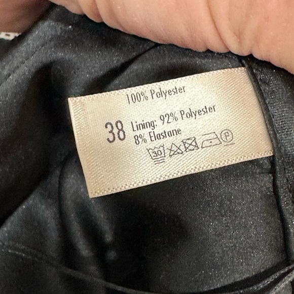 Aritzia Wolford black goth lace draped back pencil midi skirt - Picture 6 of 8